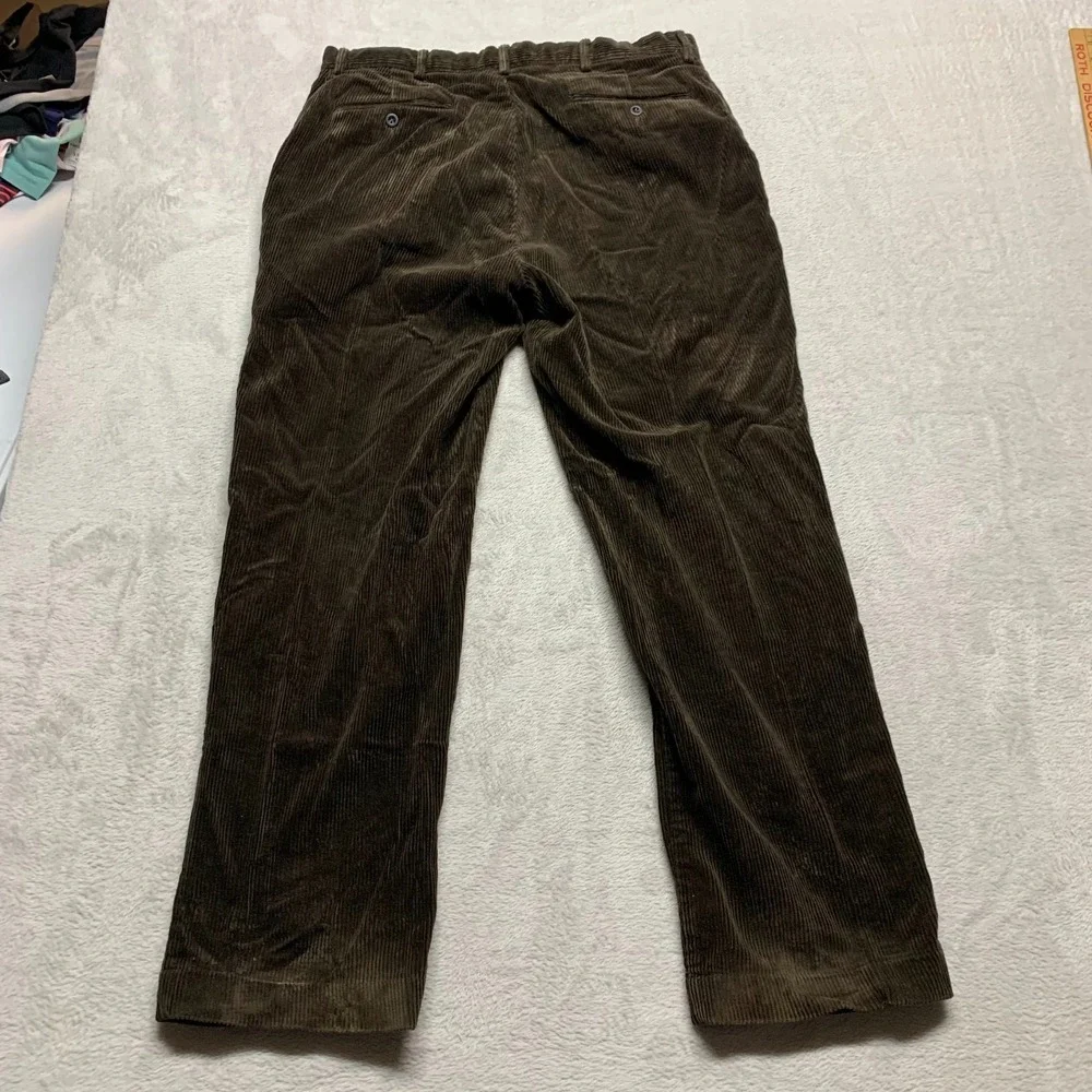 Vtg 90s Polo Ralph Lauren Mens 36x29 Corduroy Pants Khaki Brown Old Money Preppy